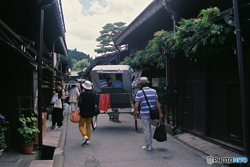 人力車 in高山