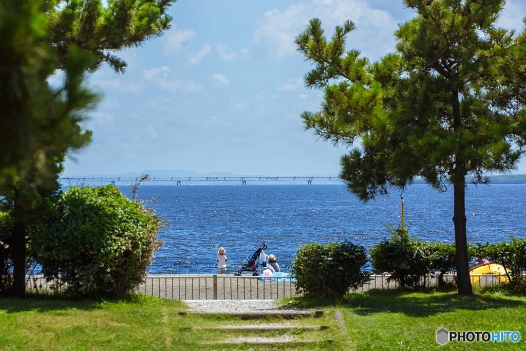 海の見える公園