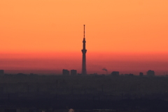日の出　と　東京スカイツリー　2230