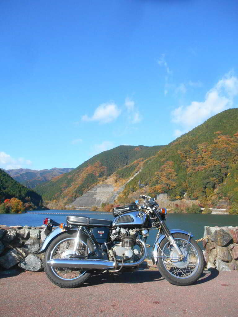 名栗湖　1405  ＣＢ４５０　ツーリング！