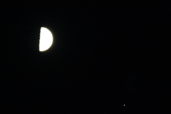 ９月６日　6401　月と木星(衛星も！)