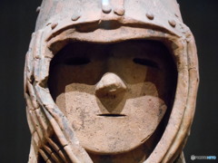 埴輪　桂の甲武人　1321　国宝です！