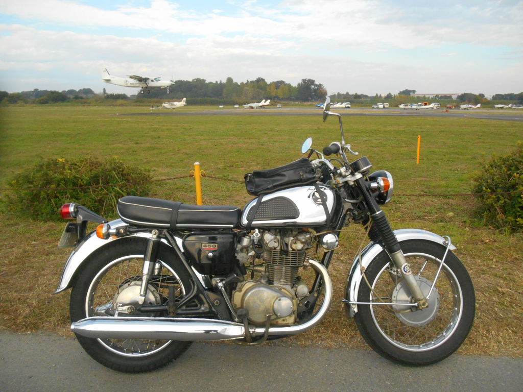 桶川　ホンダエアポート　1298　 CB450　ツーリング