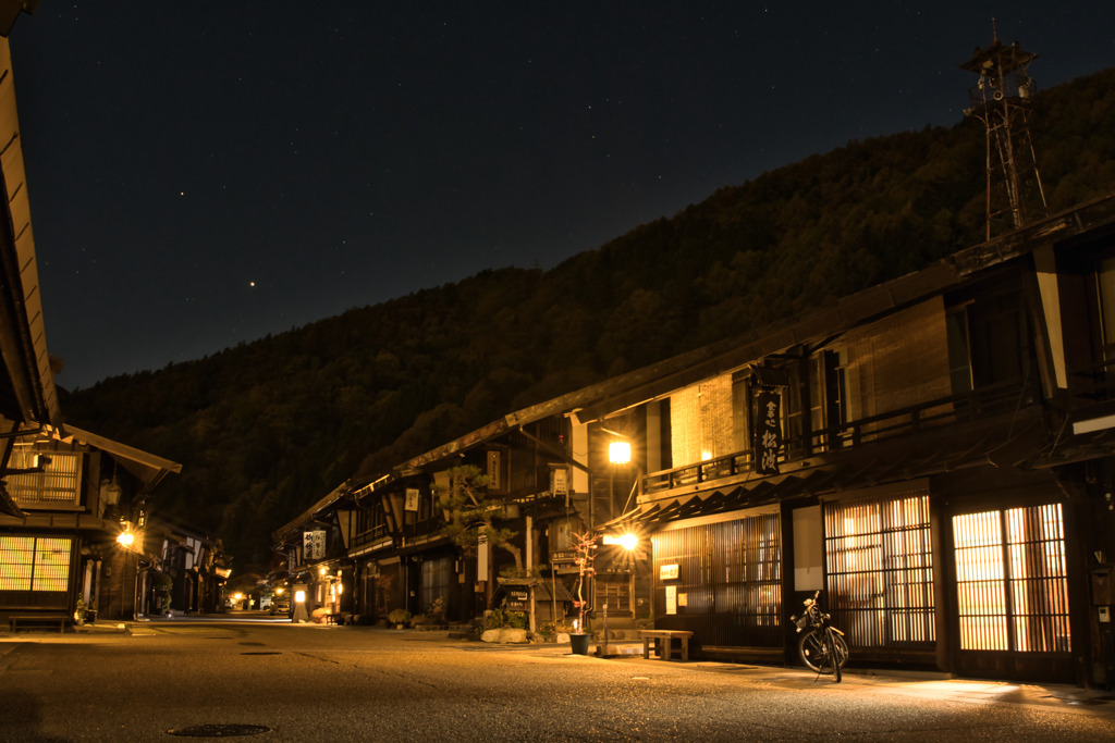 宵闇の宿場町