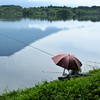 田貫湖と釣り人