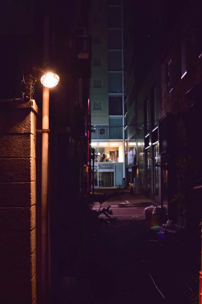 裏路地へ