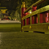 Shrine at night