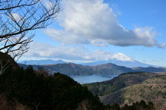芦ノ湖からの富士