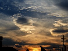 夕日