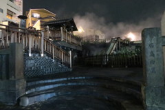 夜の草津