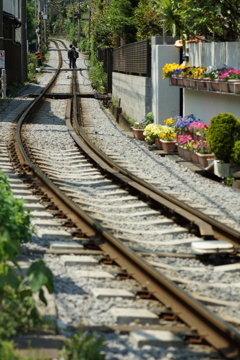 線路の先に