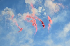 空から絵の具が落ちてきた!