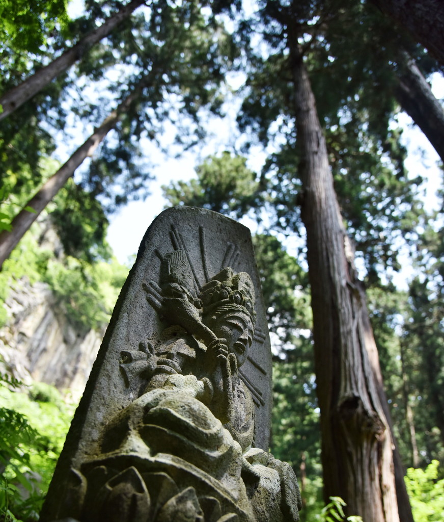 通って、また会う。山寺。