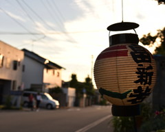 祭り、夕方、静かな昂揚感。