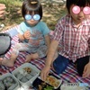 葉っぱ、乗っています