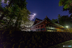 日光社寺の夜景