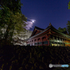 日光社寺の夜景