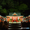 織姫神社ライトアップ