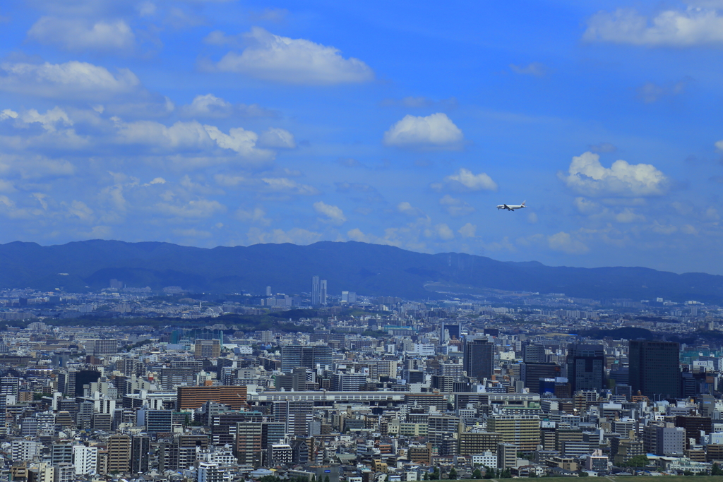 梅田スカイビルからの眺望