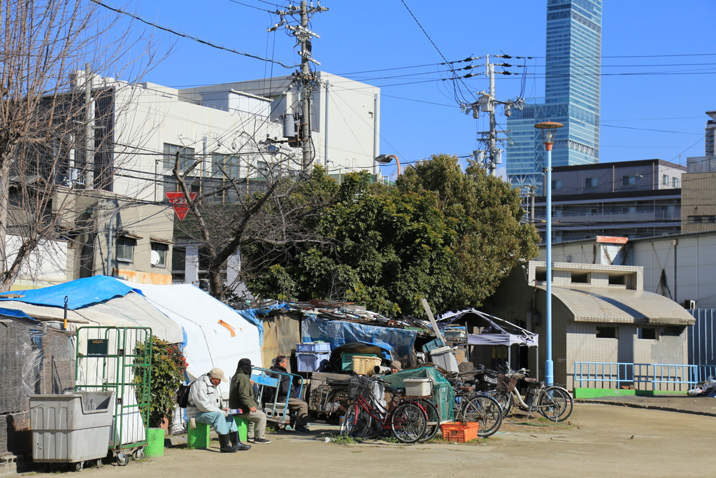 釜ヶ崎の街