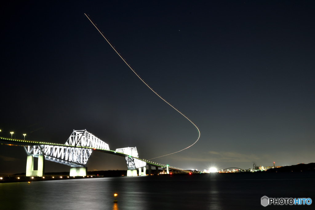 離陸、上昇する旅客機