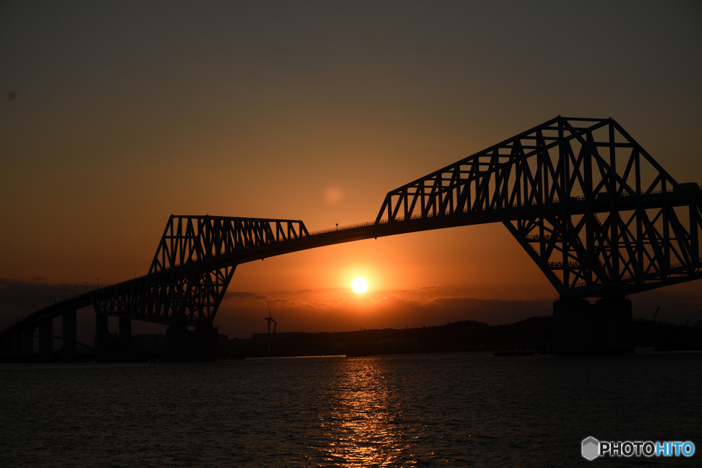 ゲートブリッジの夕景