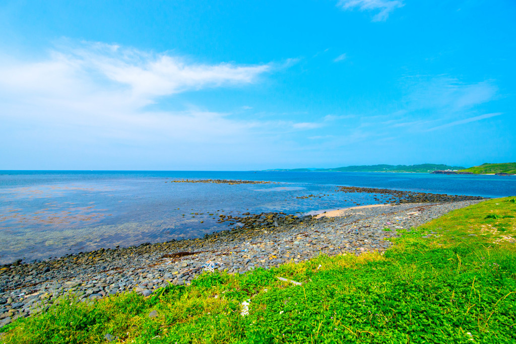 blue sky blue ocean