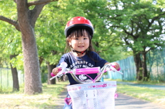 自転車デビュー