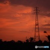 鉄塔の夕暮れ