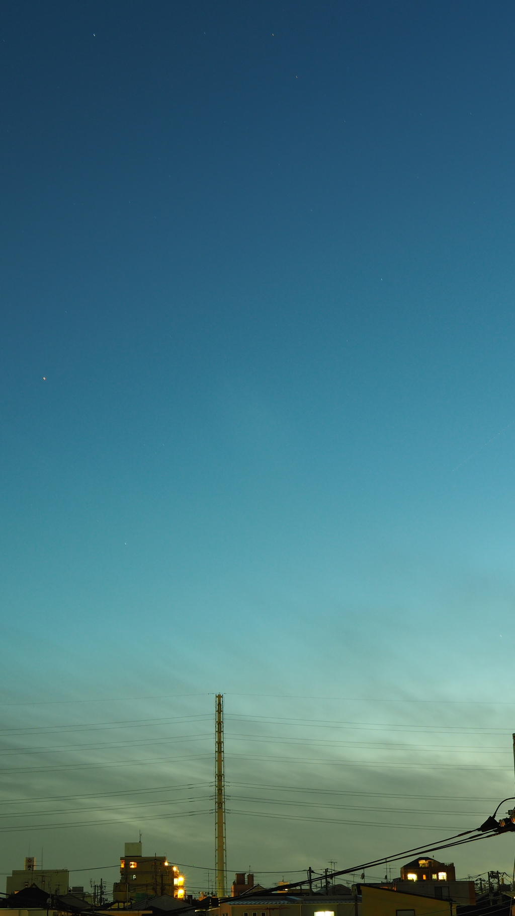 青空と電線