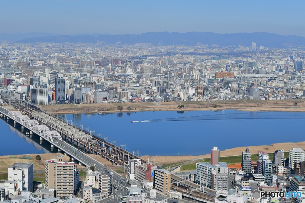 スカイビルから北を望む