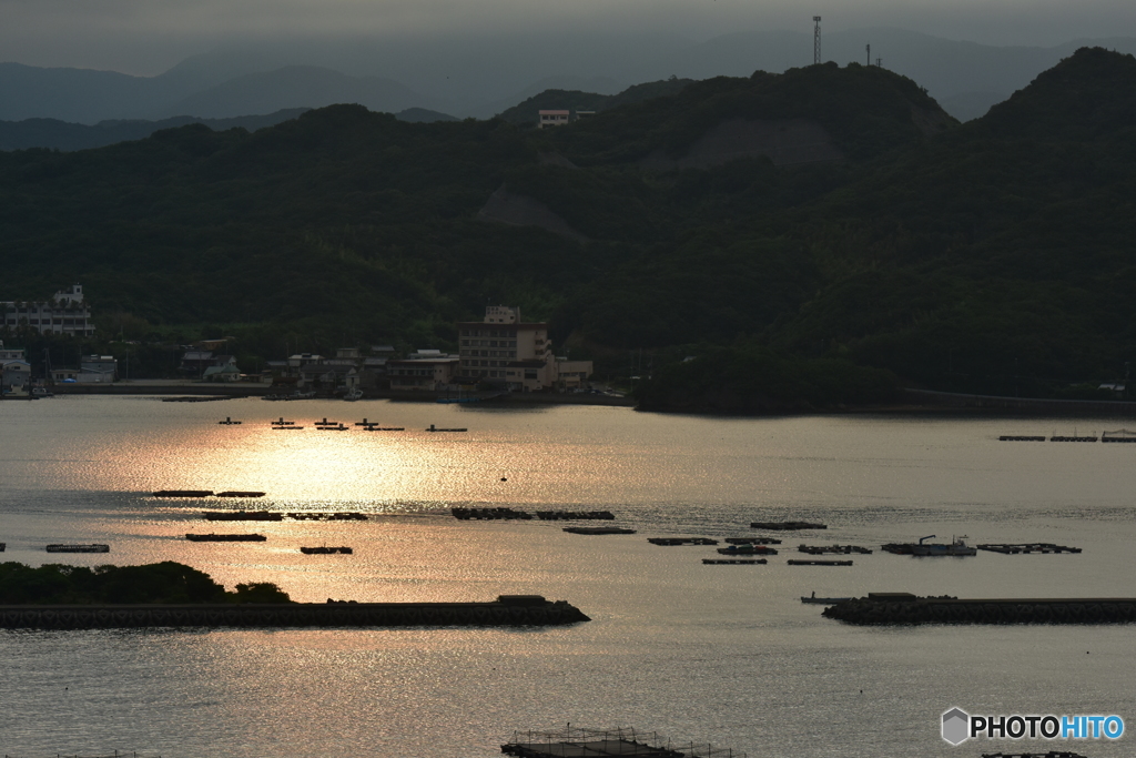福良湾の朝