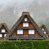 雨の白川郷