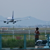 飛行機とライダー