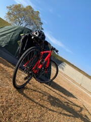 自転車キャンプ