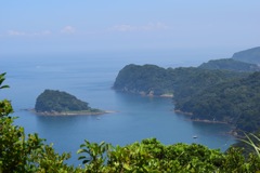 空と、山と、木々と