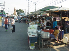 アユタヤの市場で２