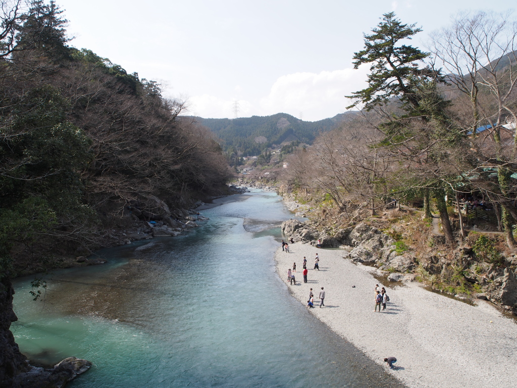 27.1℃の多摩川