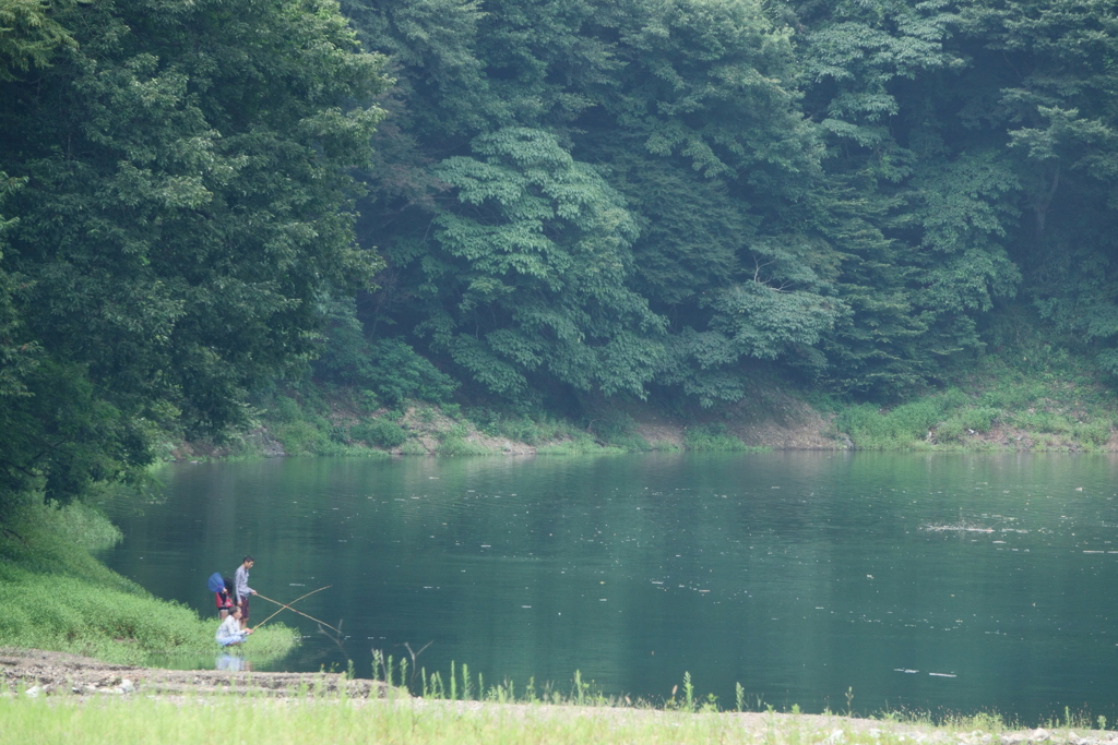 「釣れてますか～」にはちと遠い