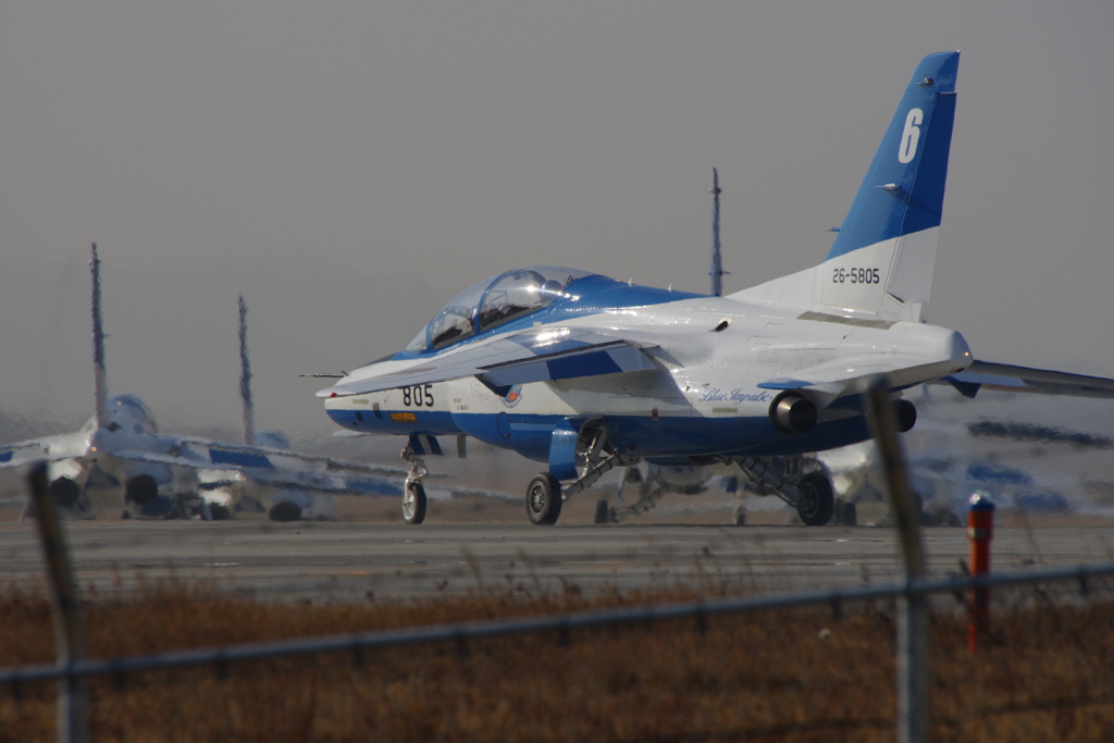 基地上空訓練 タキシング