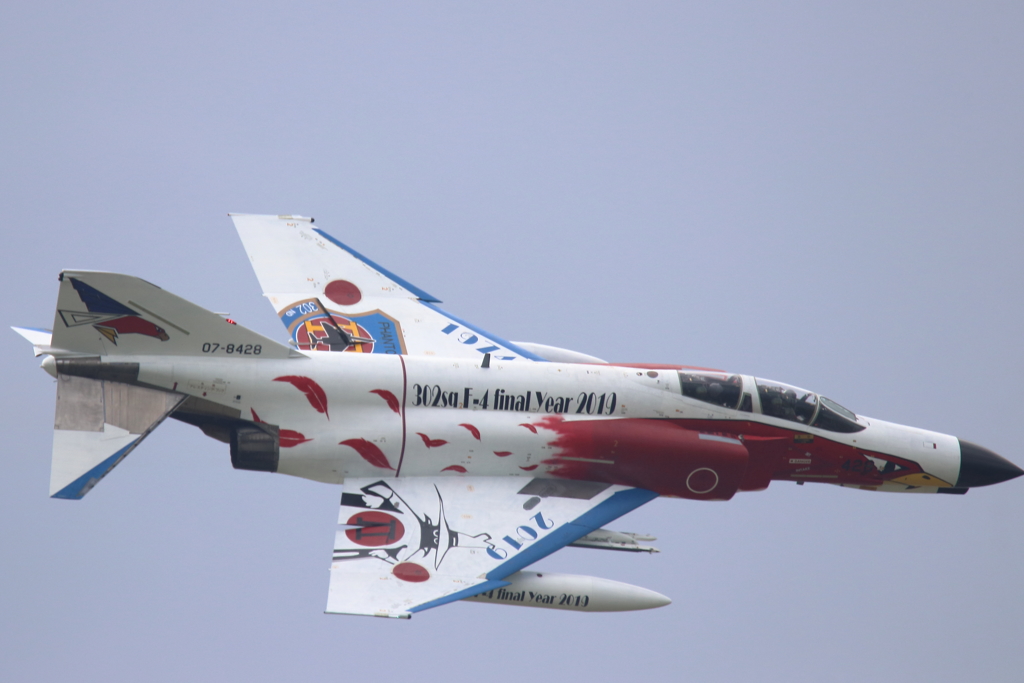 松島基地航空祭　F-4EJ改スペマ　展示飛行