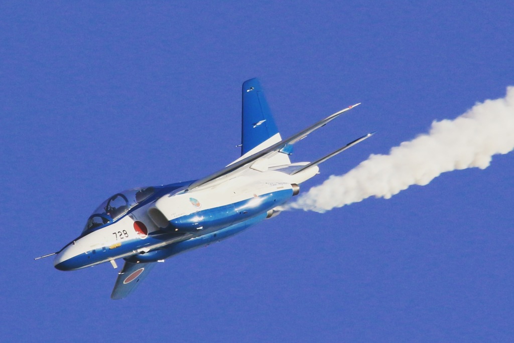 ブルーインパルス基地上空訓練1