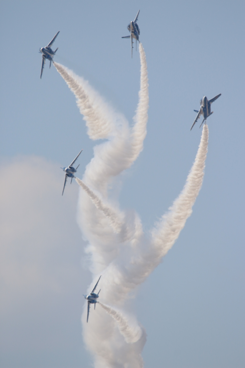20170404ブルーインパルス基地上空訓練1