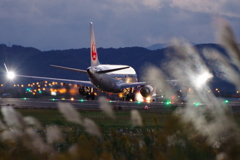 仙台空港 離陸スタンバイ
