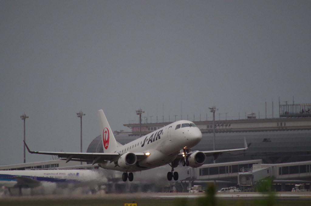 仙台空港離陸８