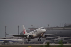 仙台空港離陸８