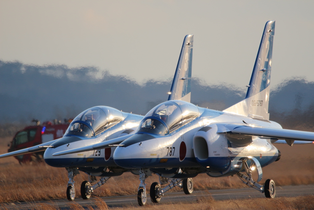 20170308松島基地上空訓練終了ランディング