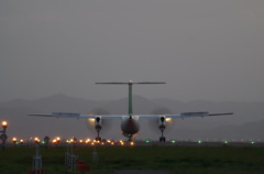 仙台空港離陸スタンバイ