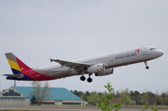 仙台空港離陸２