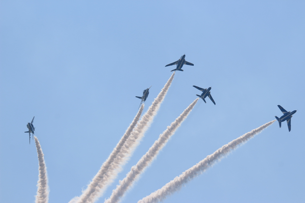 20170404ブルーインパルス基地上空訓練2